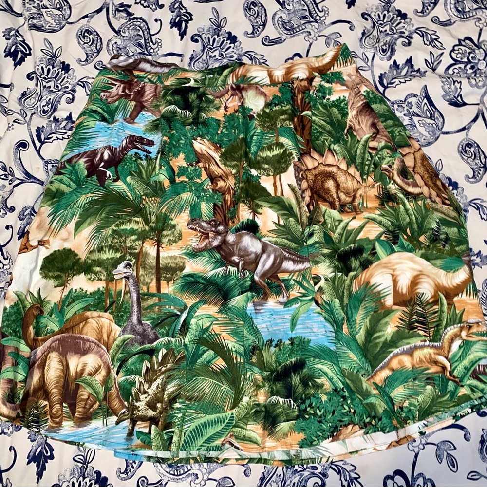 Retrolicious - Jurassic Midi Skirt